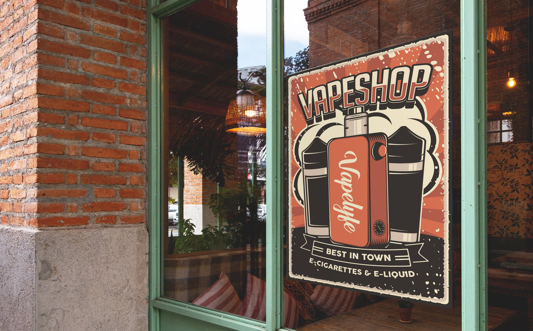 Window advertising decals