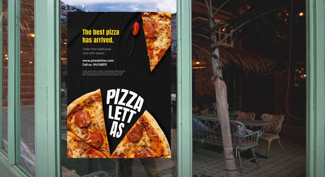 standard window decal size