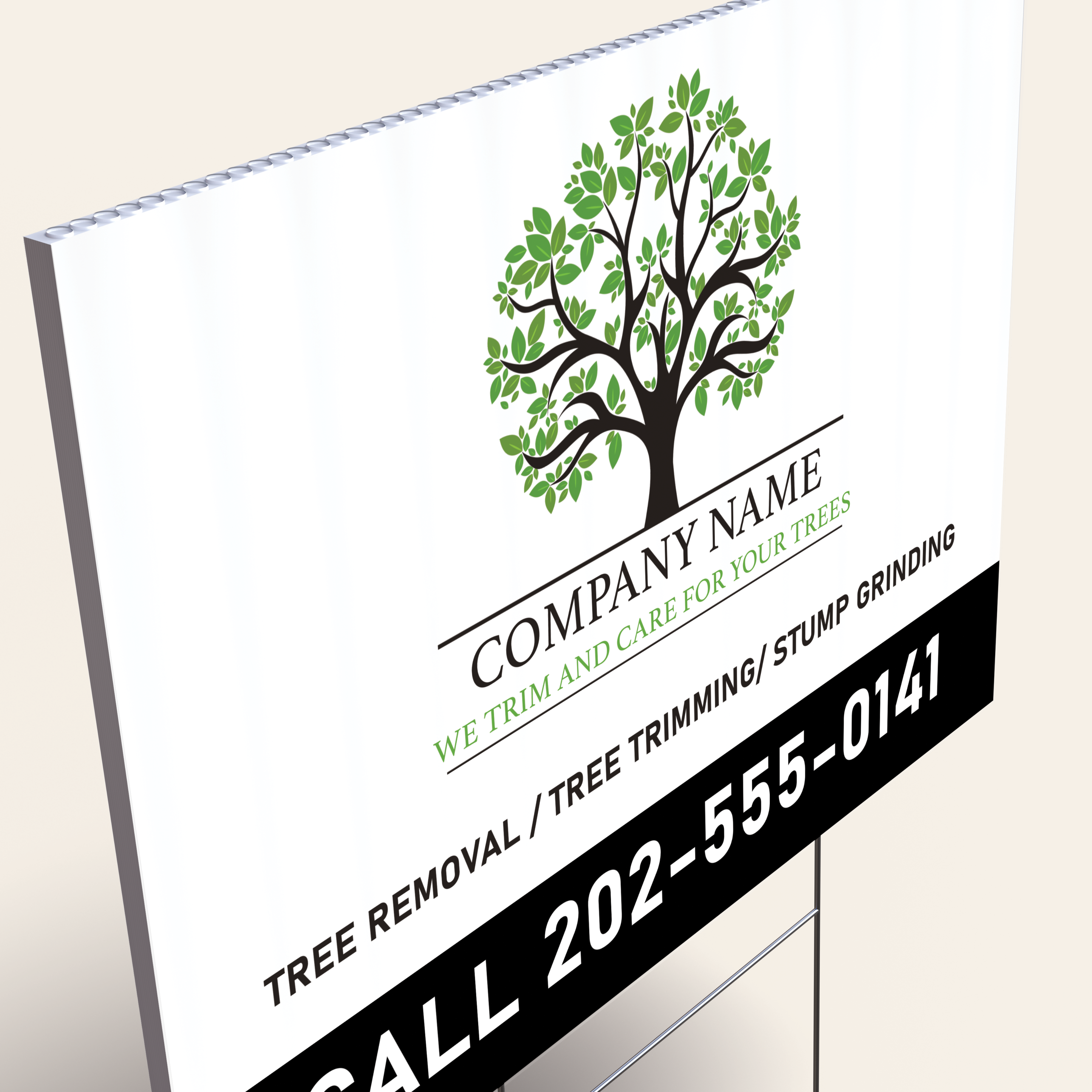 Tree Rescue Sign Order Custom Tree Services Yard Signs Order Online – PomegranatePrinting