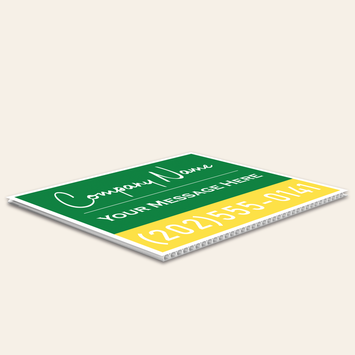 Grass cutting Signs