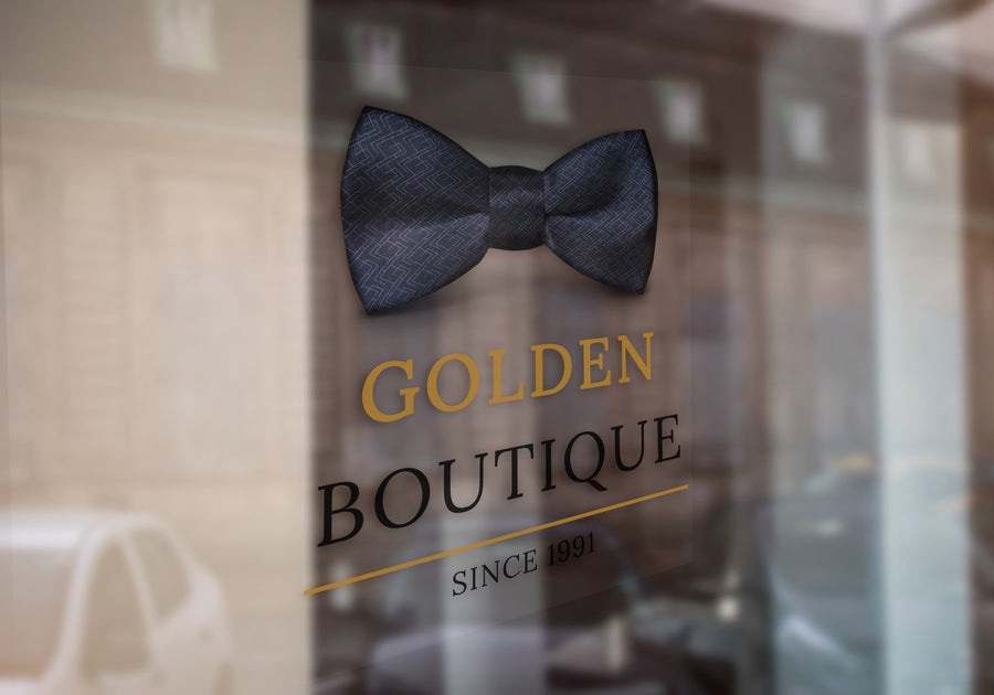  boutique window decals 