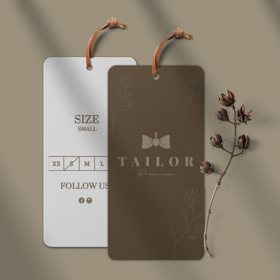 custom round hang tags